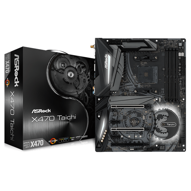 ASRock X470 Taichi ATX Motherboard for AMD AM4 CPUs